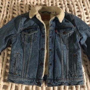 Levi denim Sherpa jacket